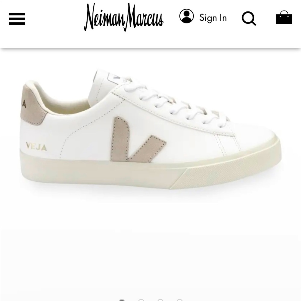 Veja Campo Bicolor leather low top sneakers
